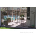 outdoor galvanized wrought iron fence